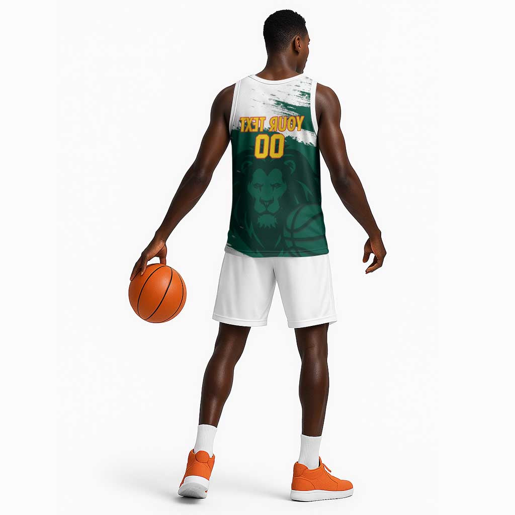 Afro Basketball Custom Cameroon Basketball Jersey Come On Indomitable Lions - African Pride