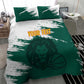 Afro Basketball Custom Cameroon Bedding Set Come On Indomitable Lions - African Pride