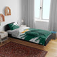 Afro Basketball Custom Cameroon Bedding Set Come On Indomitable Lions - African Pride