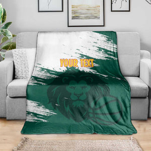 Afro Basketball Custom Cameroon Blanket Come On Indomitable Lions - African Pride