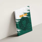 Afro Basketball Custom Cameroon Canvas Wall Art Come On Indomitable Lions - African Pride