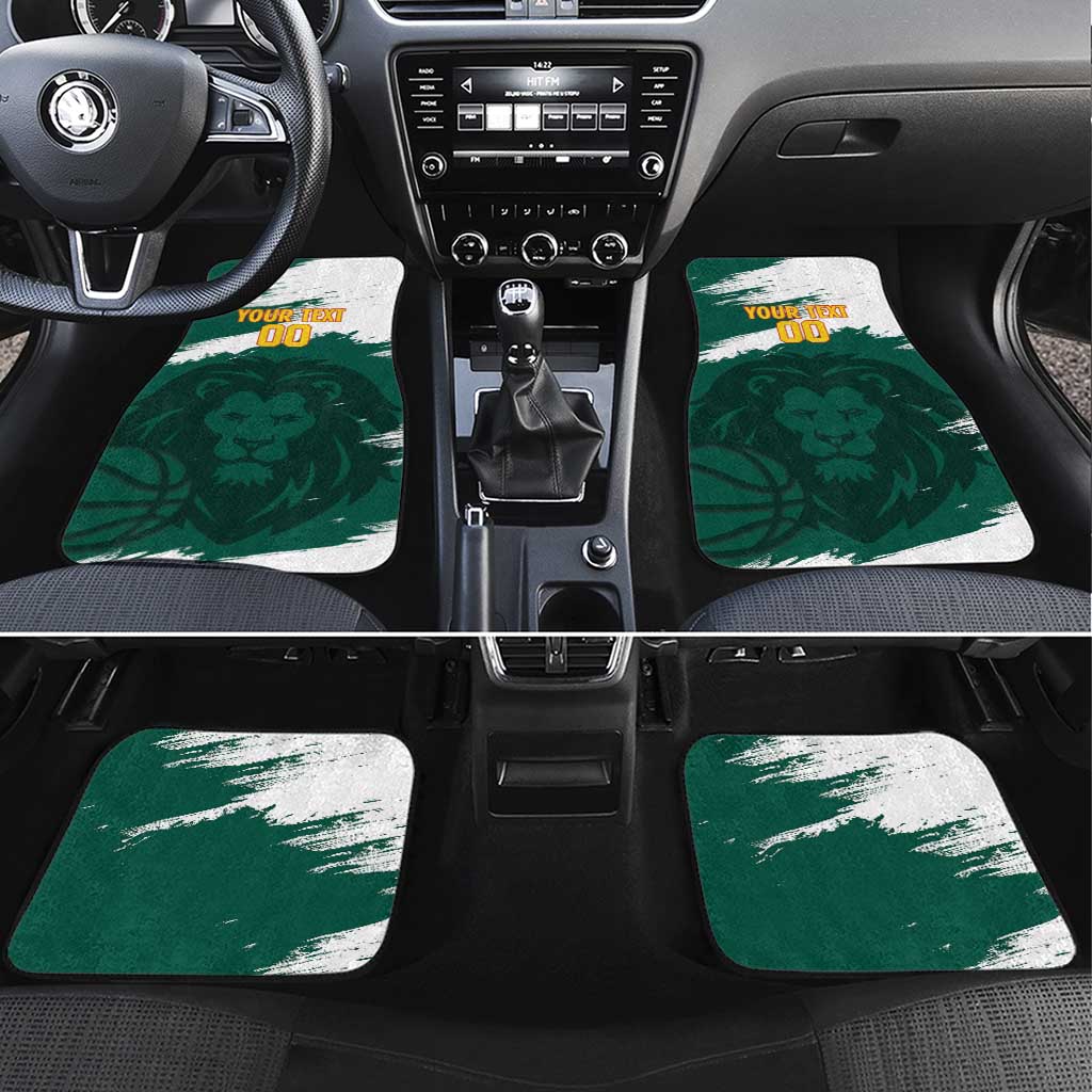 Afro Basketball Custom Cameroon Car Mats Come On Indomitable Lions - African Pride