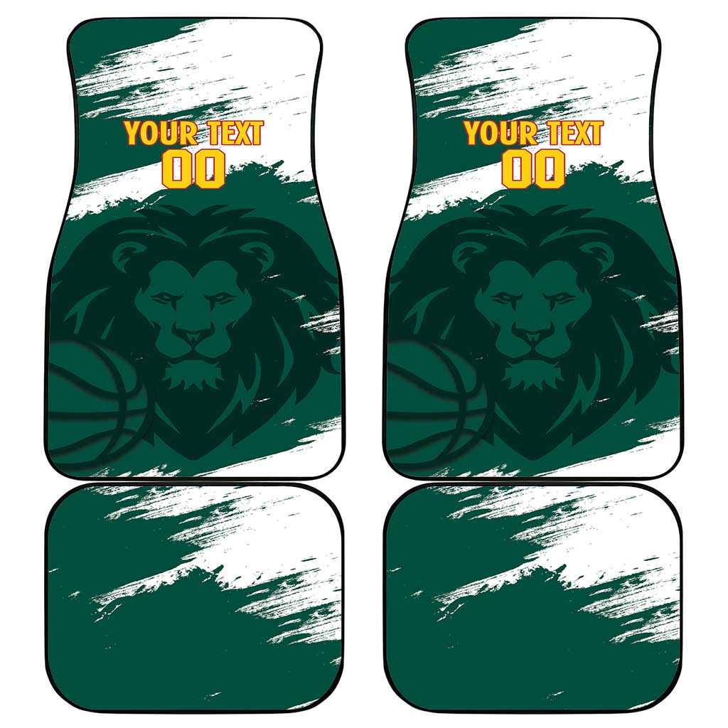 Afro Basketball Custom Cameroon Car Mats Come On Indomitable Lions - African Pride