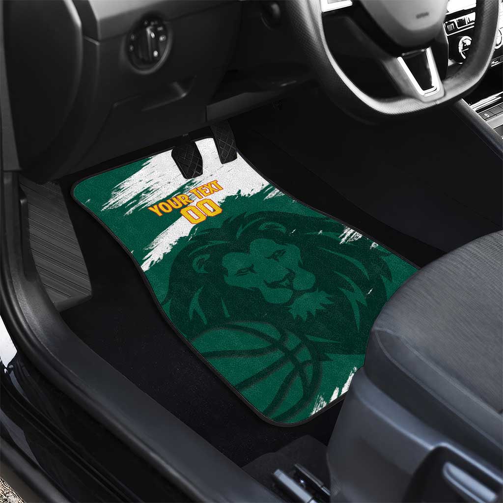 Afro Basketball Custom Cameroon Car Mats Come On Indomitable Lions - African Pride