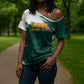 Cameroon Basketball Custom Cross Shoulder Shirt Come On Indomitable Lions