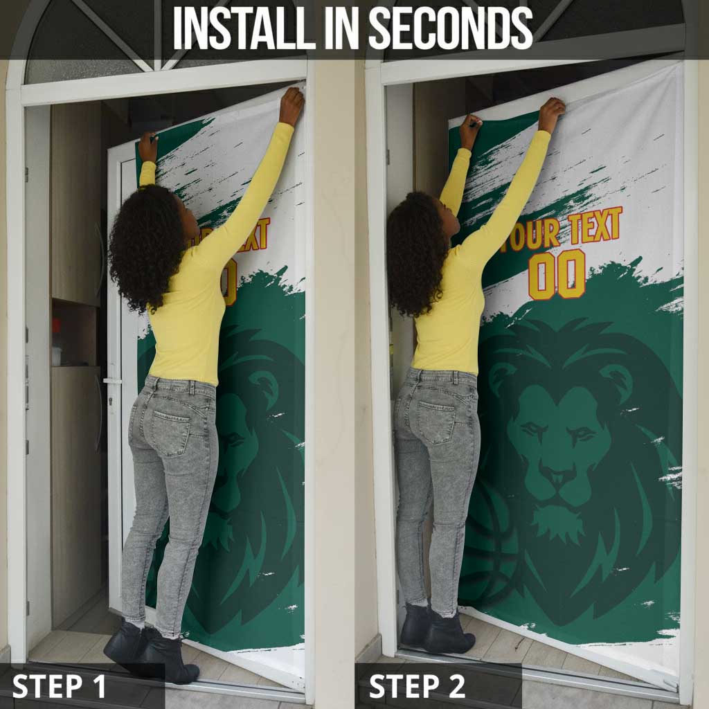 Cameroon Basketball Custom Door Cover Come On Indomitable Lions