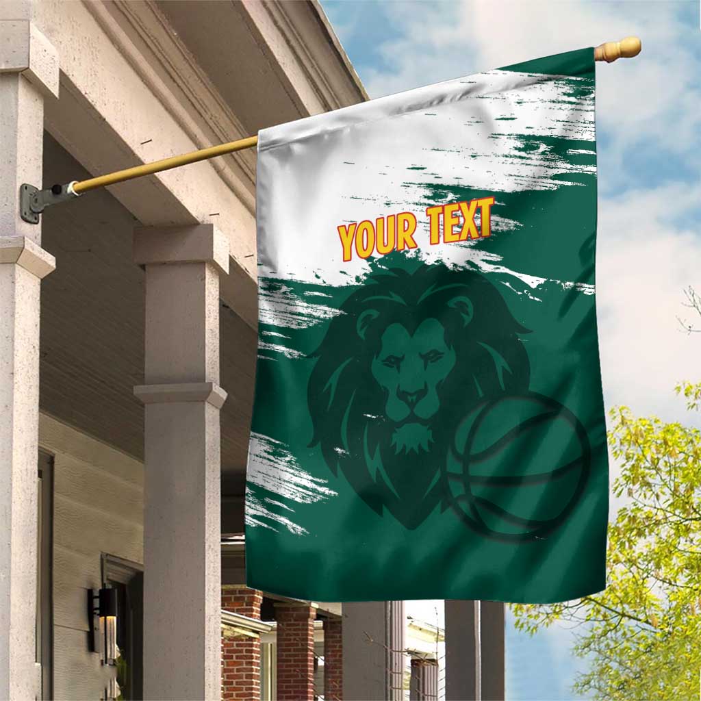 Afro Basketball Custom Cameroon Garden Flag Come On Indomitable Lions - African Pride
