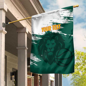 Afro Basketball Custom Cameroon Garden Flag Come On Indomitable Lions - African Pride