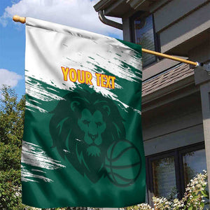 Afro Basketball Custom Cameroon Garden Flag Come On Indomitable Lions - African Pride