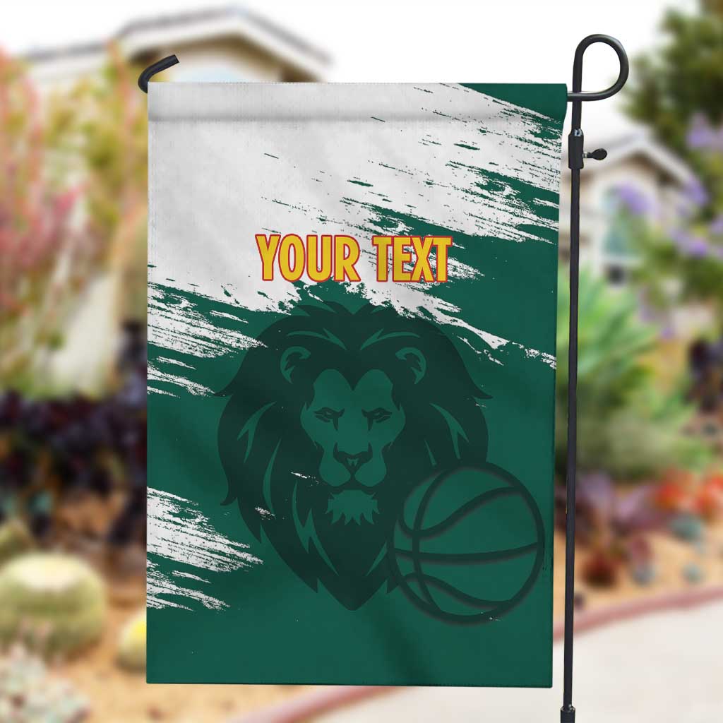 Afro Basketball Custom Cameroon Garden Flag Come On Indomitable Lions - African Pride