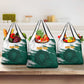 Afro Basketball Custom Cameroon Grocery Bag Come On Indomitable Lions - African Pride