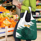 Afro Basketball Custom Cameroon Grocery Bag Come On Indomitable Lions - African Pride