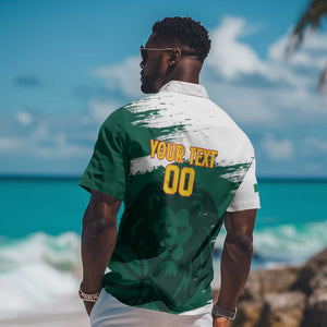 Afro Basketball Custom Cameroon Hawaiian Shirt Come On Indomitable Lions - African Pride