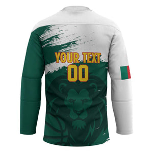 Cameroon Basketball Custom Hockey Jersey Come On Indomitable Lions