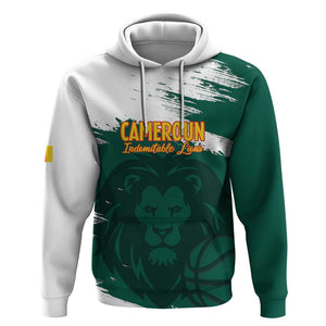 Afro Basketball Custom Cameroon Hoodie Come On Indomitable Lions - African Pride