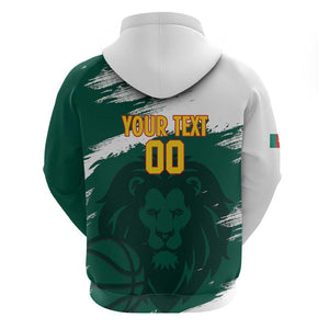 Afro Basketball Custom Cameroon Hoodie Come On Indomitable Lions - African Pride