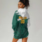 Afro Basketball Custom Cameroon Hoodie Dress Come On Indomitable Lions - African Pride