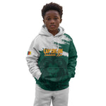 Afro Basketball Custom Cameroon Kid Hoodie Come On Indomitable Lions - African Pride
