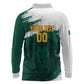 Afro Basketball Custom Cameroon Long Sleeve Polo Shirt Come On Indomitable Lions - African Pride
