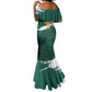Afro Basketball Custom Cameroon Mermaid Dress Come On Indomitable Lions - African Pride
