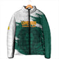 Cameroon Basketball Custom Padded Jacket Come On Indomitable Lions