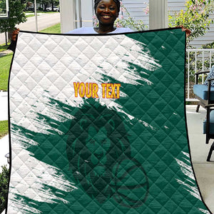 Afro Basketball Custom Cameroon Quilt Come On Indomitable Lions - African Pride