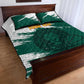 Afro Basketball Custom Cameroon Quilt Bed Set Come On Indomitable Lions - African Pride