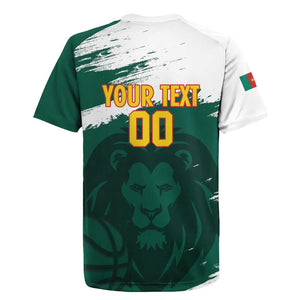 Afro Basketball Custom Cameroon Rugby Jersey Come On Indomitable Lions - African Pride