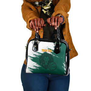 Afro Basketball Custom Cameroon Shoulder Handbag Come On Indomitable Lions - African Pride