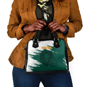 Afro Basketball Custom Cameroon Shoulder Handbag Come On Indomitable Lions - African Pride