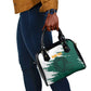 Afro Basketball Custom Cameroon Shoulder Handbag Come On Indomitable Lions - African Pride