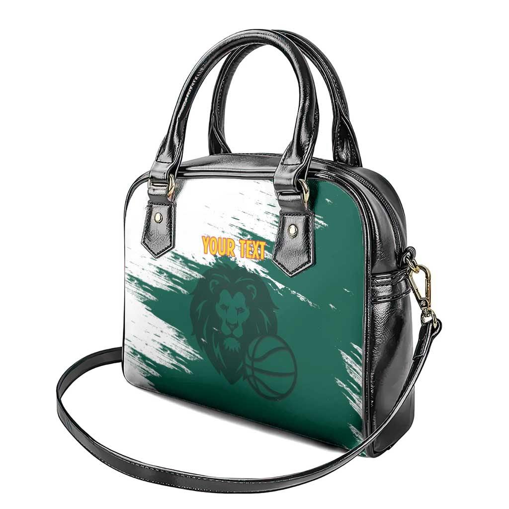 Afro Basketball Custom Cameroon Shoulder Handbag Come On Indomitable Lions - African Pride