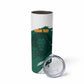 Afro Basketball Custom Cameroon Skinny Tumbler Come On Indomitable Lions - African Pride