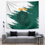 Afro Basketball Custom Cameroon Tapestry Come On Indomitable Lions - African Pride