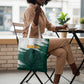 Cameroon Basketball Custom Tote Bag Come On Indomitable Lions