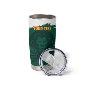 Afro Basketball Custom Cameroon Tumbler Cup Come On Indomitable Lions - African Pride