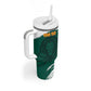 Afro Basketball Custom Cameroon Tumbler With Handle Come On Indomitable Lions - African Pride