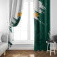 Afro Basketball Custom Cameroon Window Curtain Come On Indomitable Lions - African Pride