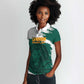 Afro Basketball Custom Cameroon Women Polo Shirt Come On Indomitable Lions - African Pride