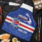 Cape Verde Basketball Custom Apron Come On Blue Sharks