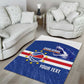 Afro Basketball Custom Cape Verde Area Rug Come On Blue Sharks - African Pride