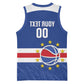 Afro Basketball Custom Cape Verde Basketball Jersey Come On Blue Sharks - African Pride