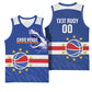 Afro Basketball Custom Cape Verde Basketball Jersey Come On Blue Sharks - African Pride
