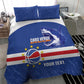 Afro Basketball Custom Cape Verde Bedding Set Come On Blue Sharks - African Pride