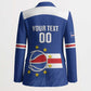 Cape Verde Basketball Custom Blazer Come On Blue Sharks