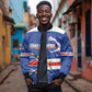 Afro Basketball Custom Cape Verde Bomber Jacket Come On Blue Sharks - African Pride