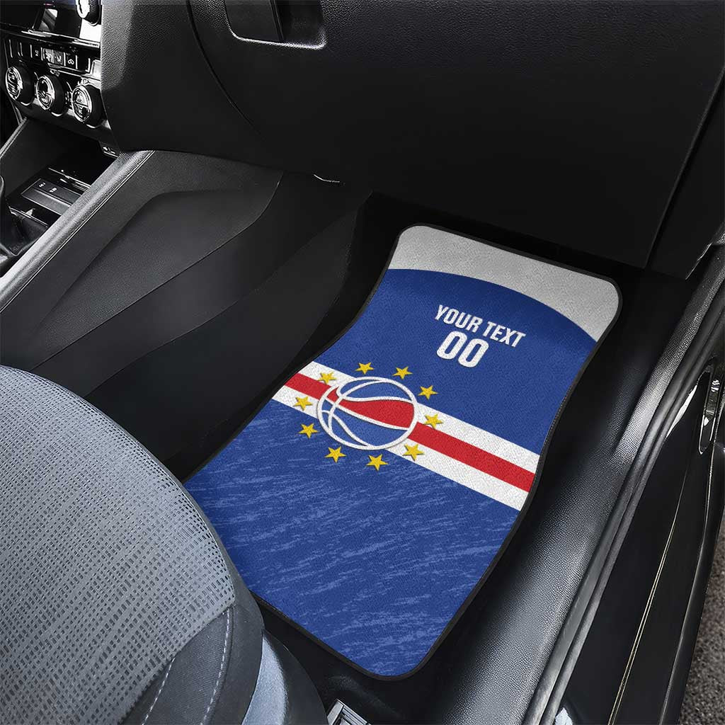 Afro Basketball Custom Cape Verde Car Mats Come On Blue Sharks - African Pride