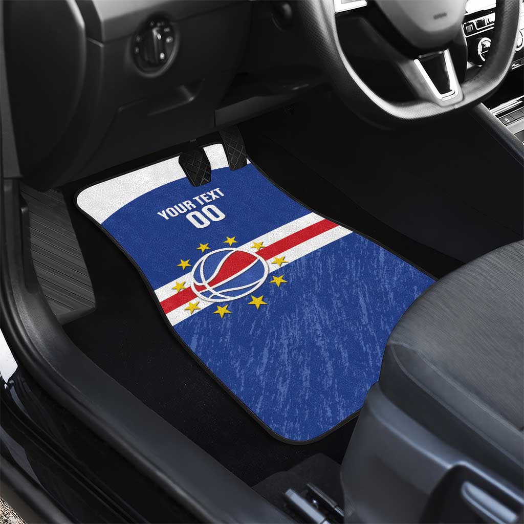 Afro Basketball Custom Cape Verde Car Mats Come On Blue Sharks - African Pride