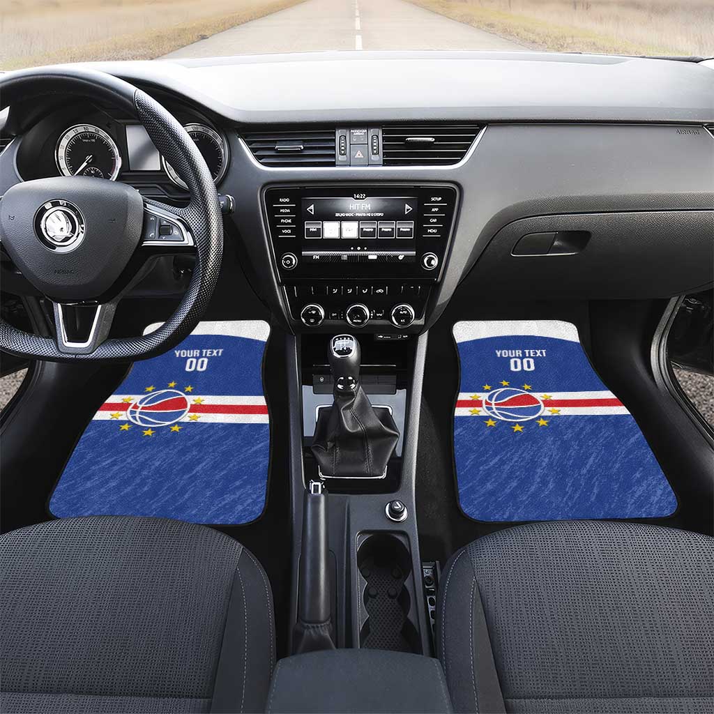 Afro Basketball Custom Cape Verde Car Mats Come On Blue Sharks - African Pride
