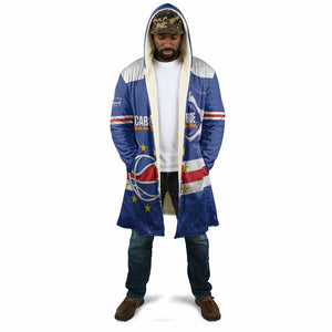 Cape Verde Basketball Custom Cloak Come On Blue Sharks
